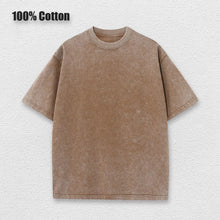 Load image into Gallery viewer, Vintage Washed T-shirts 100% Cotton Gym Muscle Rat Print Crew Neck Tshirts Casual Goth Hip Hop Streetwear Women Men Summer Tee
