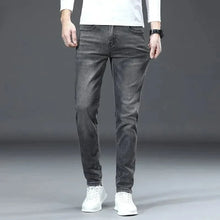Load image into Gallery viewer, Slim Light Wash Denim Jeans
