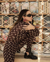 Load image into Gallery viewer, Women Jumpsuit Y2K Streetwear Moon Print Jumpsuit Elastic Long Sleeve Round Neck Autumn Sexy Fashion Bodysuit
