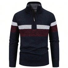 Load image into Gallery viewer, Zippered Fleece Turtleneck Sweater
