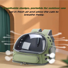 Load image into Gallery viewer, Transparent Pet Carrier Backpack Outdoor Travel Essential for Cats Small Dogs Breathable Design Comfortable Premium Pet Supplies
