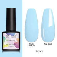 Load image into Gallery viewer, NAILCO 8ml Pink Red Colors Gel Nail Polish Nail Art Varnishes Gel Lacquer Coat LED Nails Manicure Design UV Gel Varnish Soak Off
