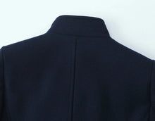 Load image into Gallery viewer, Retro Black Wool Long Coat
