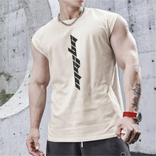 Load image into Gallery viewer, NEW Bodybuilding Sports Tank Tops Men Gyms Fitness Workout Sleeveless Shirt Male Summer Loose Undershirt Running men Vest
