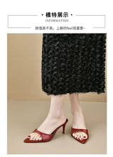 Load image into Gallery viewer, Women's High Heels Summer Slippers Women Sandals Fashion Classic Pointy Open Toe Stiletto Heels Sexy 2026 High-heeled Slippers
