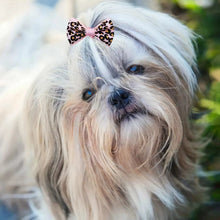 Load image into Gallery viewer, 10pcs Creativity Pet Hair Accessories Bow Polyester Cute Puppy Bow with Rubber Band Suitable for Dogs Cat Grooming Accessories
