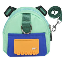 Load image into Gallery viewer, Waterproof Pet Backpack For Dogs Puppy Bag With Harness Collar Outdoor Travel Dog Snacks Backpack French Bulldog Dog Accessories
