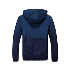 Load image into Gallery viewer, Slim Hooded Patchwork Jacket
