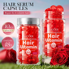 Load image into Gallery viewer, Hair Care Essence Capsules Bee-Infused For Women &amp; Men Hair Care Oil Smooth Repair Damaged Hair Treatment Serum,Vitamin A,E,H,B5
