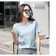Load image into Gallery viewer, MRMT 2026 Brand New Women's Casual T-shirt White Pure Cotton Quality Short Sleeve Loose Women Fashion Tops Women T shirts Tees
