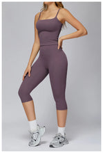 Load image into Gallery viewer, Yoga Set 2PCS Women Sportswear Workout Clothes Seamless Athletic Wear Gym Legging Fitness Bra Crop Top Long Sleeve Sports Suits
