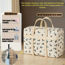 Load image into Gallery viewer, 1pc Foldable Luggage Organizer Bag with Cute Puppy Pattern,Large Capacity Space-Saving Travel Storage Bag,Durable Polyester bag
