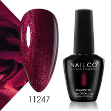 Load image into Gallery viewer, NAILCO 15ml Nail Gel Polish Semi Permanent UV Varnish Nails Art Gel Vernis Manicure TOP BASE Nails Products Supplies Equipment
