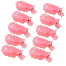 Load image into Gallery viewer, LULAA 10Pcs/16Pcs Plastic Nail Art Soak Off Cap Clip UV Gel Polish Remover Wrap Tool for Fingernail Removal Soak Off Clips
