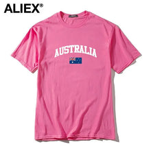Load image into Gallery viewer, Australia Flag Cotton Graphic Tee
