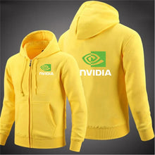 Load image into Gallery viewer, Zippered Printed Slim Hoodie
