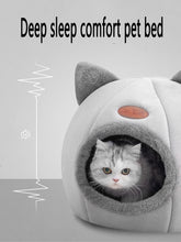 Load image into Gallery viewer, New Deep Sleep Comfort In Winter Cat Bed Iittle Mat Basket Small Dog House Products Pets Tent Cozy Cave Nest Indoor Cama Gato
