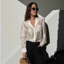 Load image into Gallery viewer, 2026 New Women's Spring Shirts Fashion Loose Elegant Office Shirts Chic Street Comfort Youth Travel Holiday Shirt Tops

