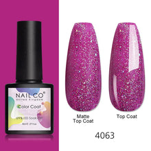 Load image into Gallery viewer, NAILCO 8ml Pink Red Colors Gel Nail Polish Nail Art Varnishes Gel Lacquer Coat LED Nails Manicure Design UV Gel Varnish Soak Off
