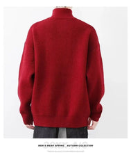 Load image into Gallery viewer, Sweater Men's Winter Turtleneck Base Layer Warm Thickened Wool Pullovers
