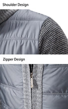 Load image into Gallery viewer, Autumn Winter Sweaters for Men Casual Knitted Sweaters Large Size Solid Color Plus Velvet Cardigan Knitted Sweater Cotton Coat
