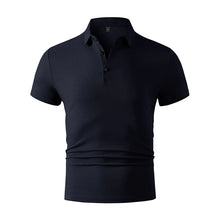 Load image into Gallery viewer, 2026 New Men's Casual and Fashionable Simple Collared Short Sleeved Polo Shirt Summer Comfortable Breathable and Versatile Top
