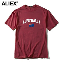 Load image into Gallery viewer, Australia Flag Cotton Graphic Tee
