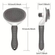Load image into Gallery viewer, One-Click Pet Hair Removal Comb for Effortless Grooming of Dogs and Cats - Float Hair Removal Slicker Brush with Automatic Funct
