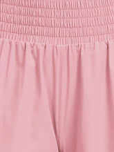 Load image into Gallery viewer, Women's high-waisted athletic shorts for running, yoga, layered design, anti-exposure, fitness, and workout with pockets
