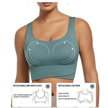 Load image into Gallery viewer, High Impact Sports Bras For Women High Support Padded Sports Bra Workout Fitness Crop Top For Women Racerback Bra For Yoga
