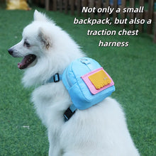 Load image into Gallery viewer, Pet Travel Traction Backpack Dog Bag Snack Toy Garbage Bag Free Hands Cat and Dog Supplies Outgoing Equipment Собака
