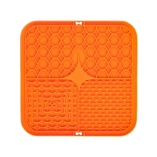 Load image into Gallery viewer, Pet Lick Silicone Mat Dogs Pet Slow Food Plate for Dog Bathing Distraction Silicone Dog Sucker Food Training Dog Feeder Supplies
