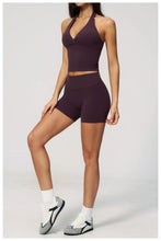 Load image into Gallery viewer, Yoga Outfit Set Fitness Two-Piece Set With No Embarrassing Lines Butt-Lifting Running Shorts Leggings Yoga Suit Athletic Wear
