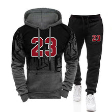 Load image into Gallery viewer, Mens Tracksuit Sports Printed Single Piece Sweatshirt Sweatpants Daily Jogging Mens Clothing Casual Splash-ink Hoodie Pants 2025
