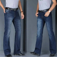 Load image into Gallery viewer, Flared Jeans Loose Men Jeans
