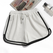 Load image into Gallery viewer, Women Yoga Shorts Summer Outer Wear Mid-Waist Casual Loose Straight Pants Lady Stylish Thin Breathable Wide Leg Gym Short Pants
