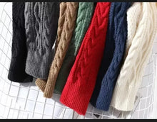 Load image into Gallery viewer, 2024 Autumn Winter Men's Sweater Japan Fashion Men Clothing Striped Sweater Men Casual Streetwear Pullover O-Neck Sweaters Men
