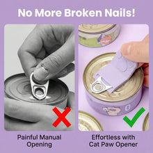 Load image into Gallery viewer, Cute Cat Paw Pet Food Can Opener Easy Ring Pull Opener Tool for Cat Dog Canned Food Protect Nails Ergonomic Kitchen Accessories
