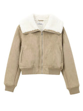 Load image into Gallery viewer, Reversible Fleece Streetwear Winter Jacket
