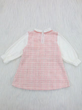 Load image into Gallery viewer, Cute Bow Plaid Baby Dress
