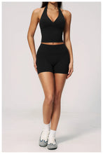 Load image into Gallery viewer, Yoga Outfit Set Fitness Two-Piece Set With No Embarrassing Lines Butt-Lifting Running Shorts Leggings Yoga Suit Athletic Wear
