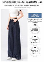 Load image into Gallery viewer, Women's Lightweight Wide Leg Straight-Leg Jeans Stylish and Comfortable Denim Pants for Effortless Fashion Summer Thin Trousers
