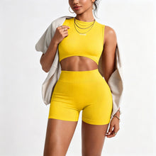 Load image into Gallery viewer, LEOSOXS 2pcs Seamless Yoga Set Gym Clothes Athletic Wear Yoga Suits Women Fitness Set Tracksuits Sports Bra Leggings Sportswear
