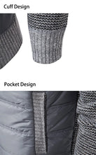 Load image into Gallery viewer, Autumn Winter Sweaters for Men Casual Knitted Sweaters Large Size Solid Color Plus Velvet Cardigan Knitted Sweater Cotton Coat
