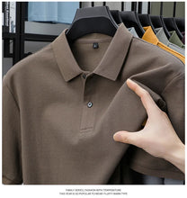 Load image into Gallery viewer, Men's 100% Cotton Polo Shirt - Summer Casual Breathable Tee,19 Colors,Ideal for Golf and Sports,Business Casual,Silk-Like Finish
