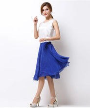 Load image into Gallery viewer, Silk Pleated High Waist Midi
