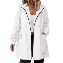 Load image into Gallery viewer, Women Trench Coat New Spring Autumn Jacket Casual Long Sleeve Hooded Mid Long Windbreaker Female Overcoat High-Quality Coats
