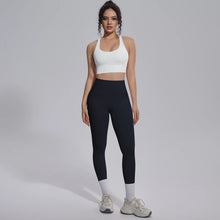 Load image into Gallery viewer, New Yoga Set for Woman Summer Gym Sports Running Bra Top Breathable Peach Buttocks Women Leggings Solid Color Yoga Set
