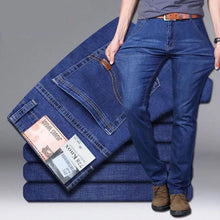 Load image into Gallery viewer, 2025 Men's Jeans Casual Stretch Classic Blue Black Denim Pants Men's Texture Jeans Versatile Item Interprets Denim Fashion offic
