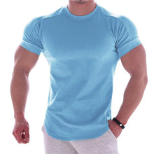 Load image into Gallery viewer, Men's Running T-Shirts Quick Dry Compression Sport T-Shirts Fitness Gym Jogging Shirts, Soccer Shirts Men's Jersey Sportswear
